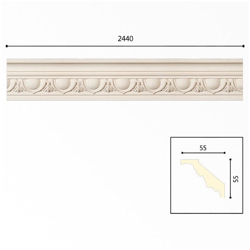 Corniche arrondie MCM 88 111